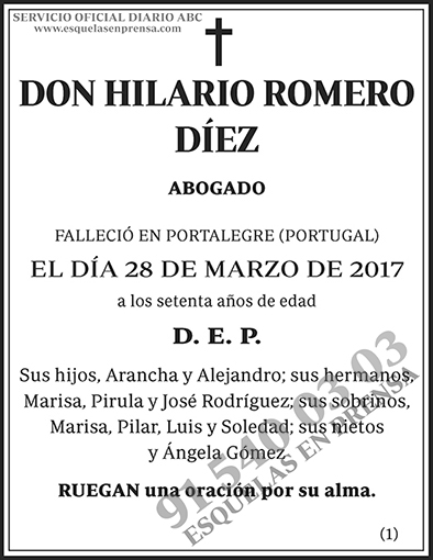 Hilario Romero Díez